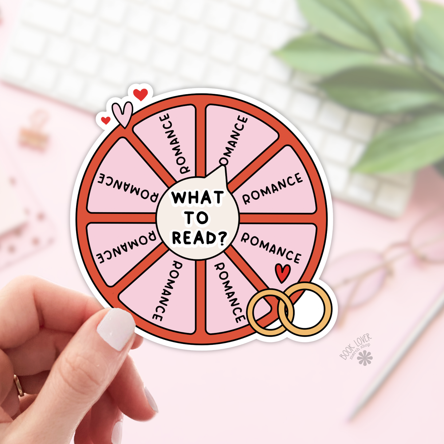 What to Read Romance Stickers / Bookish Stickers: 3''