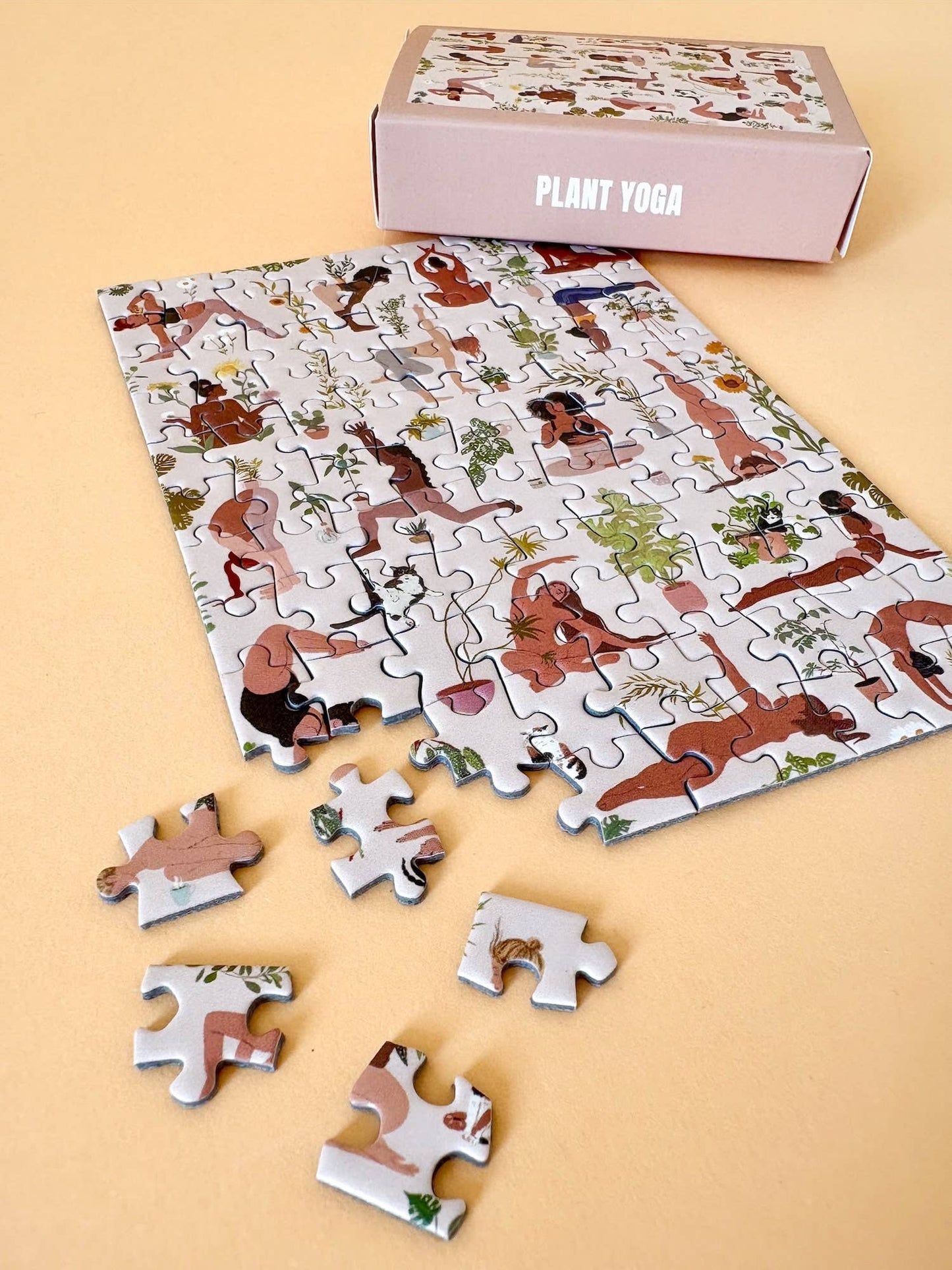 Mini-Puzzle Plant Yoga, 99 pieces