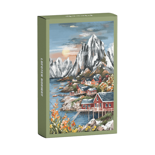 Mini-Puzzle Lofoten Norway, 99 pieces