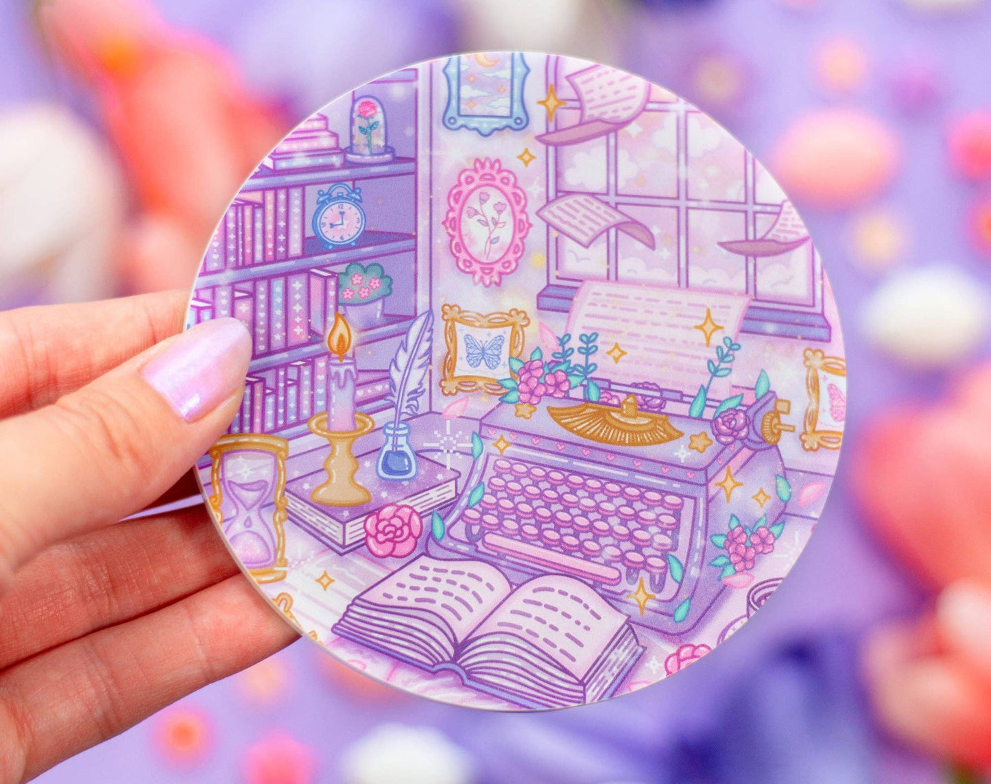 Pastel Academia Coaster