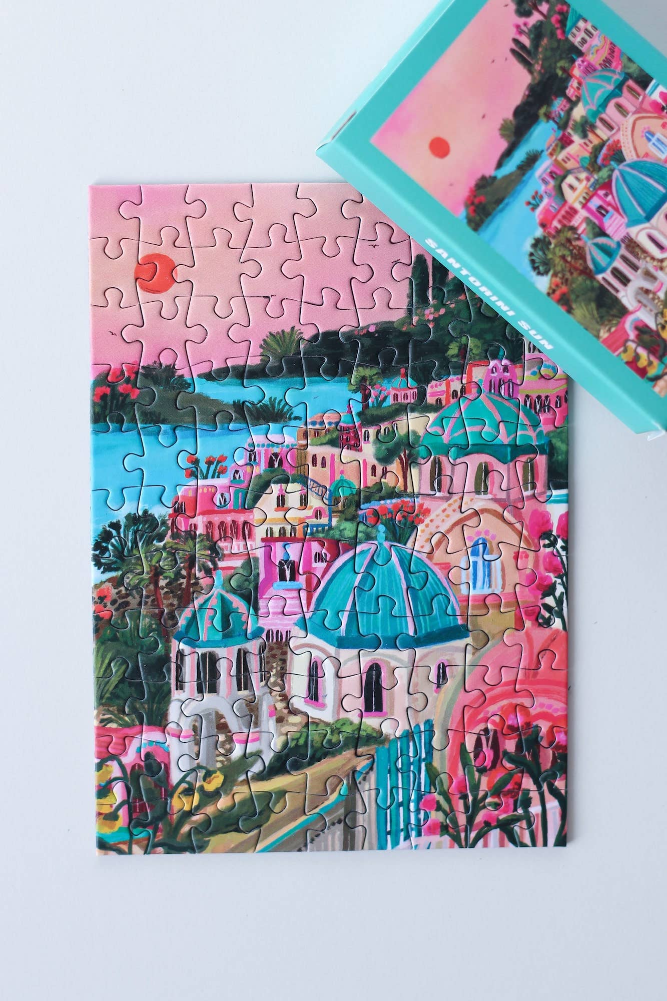 Santorini Sun mini-puzzle, 99 pieces