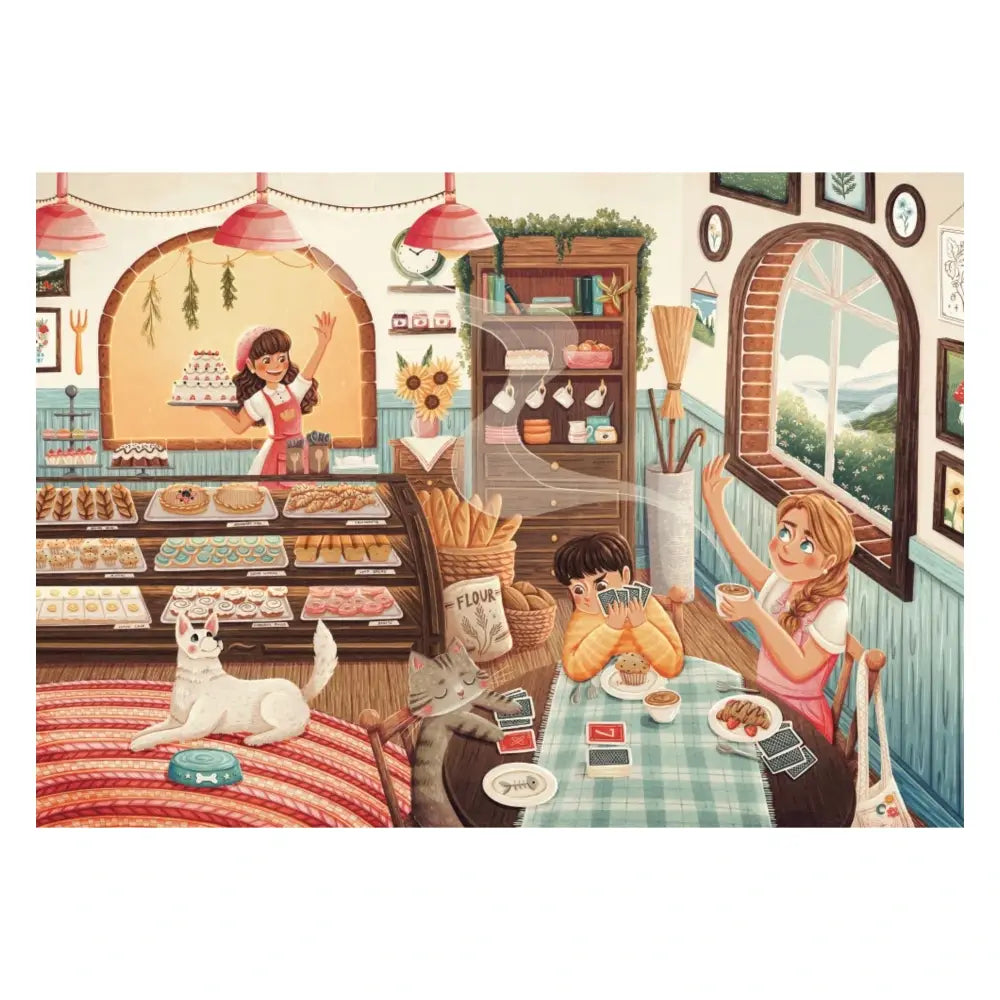 Cozy Cafe Puzzle – Trevell – 1000 pieces