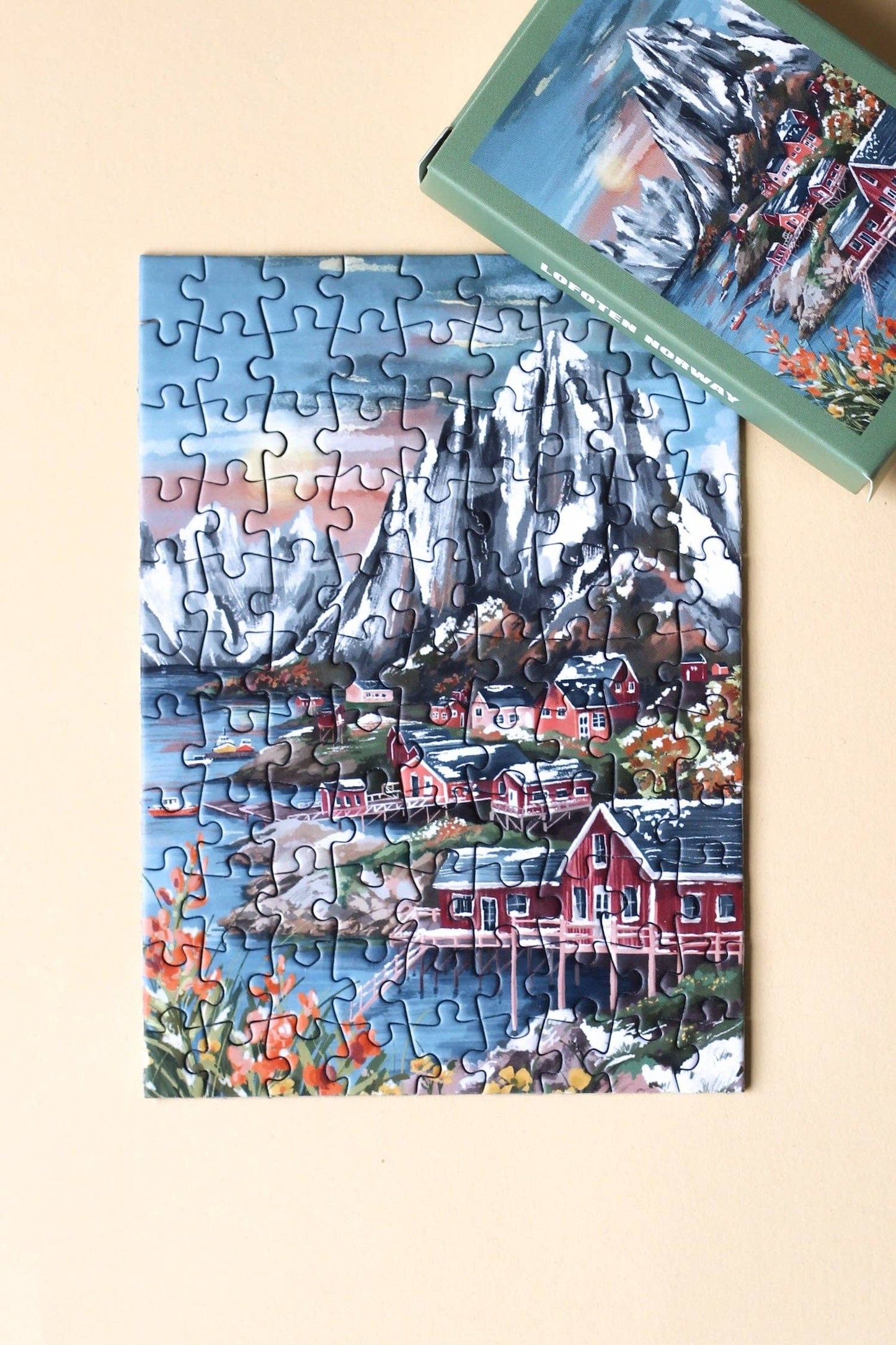 Mini-Puzzle Lofoten Norway, 99 pieces