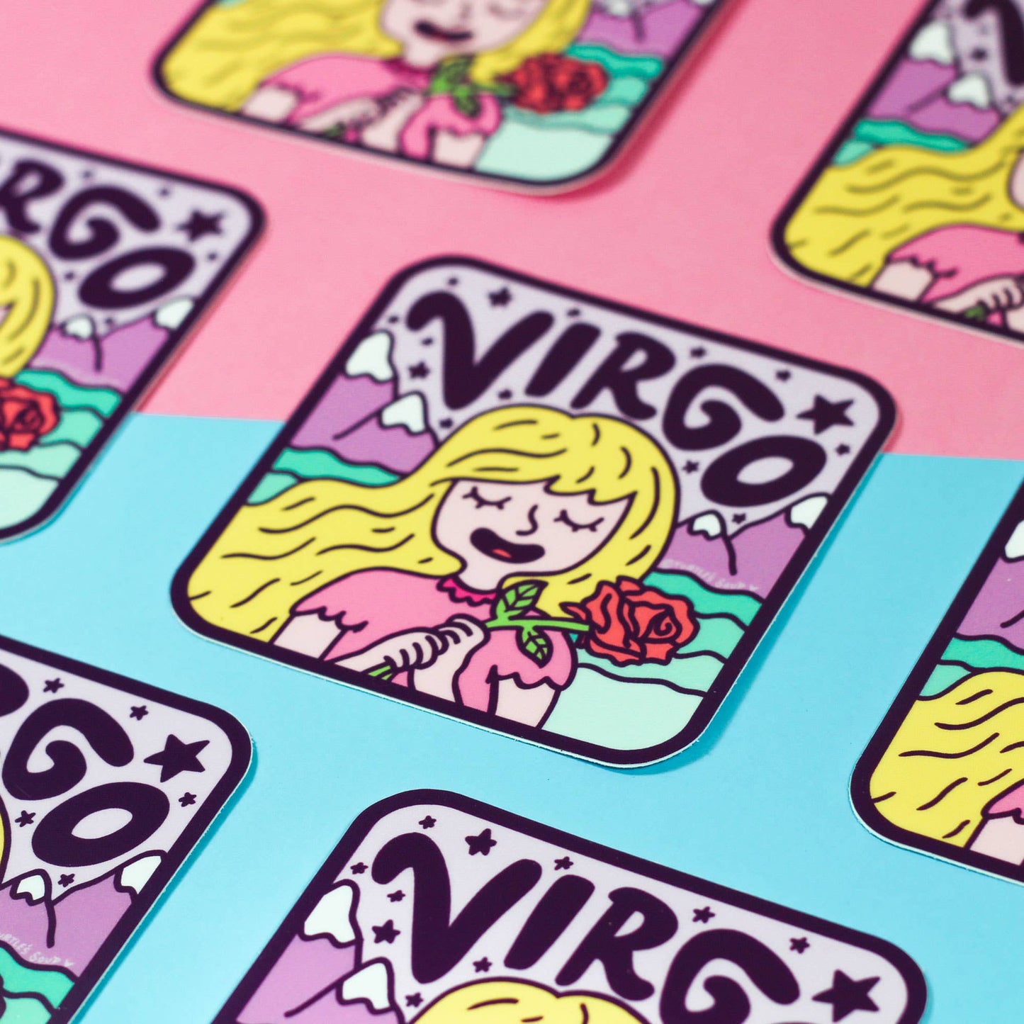 Virgo Zodiac Astrology Sign Vinyl Sticker