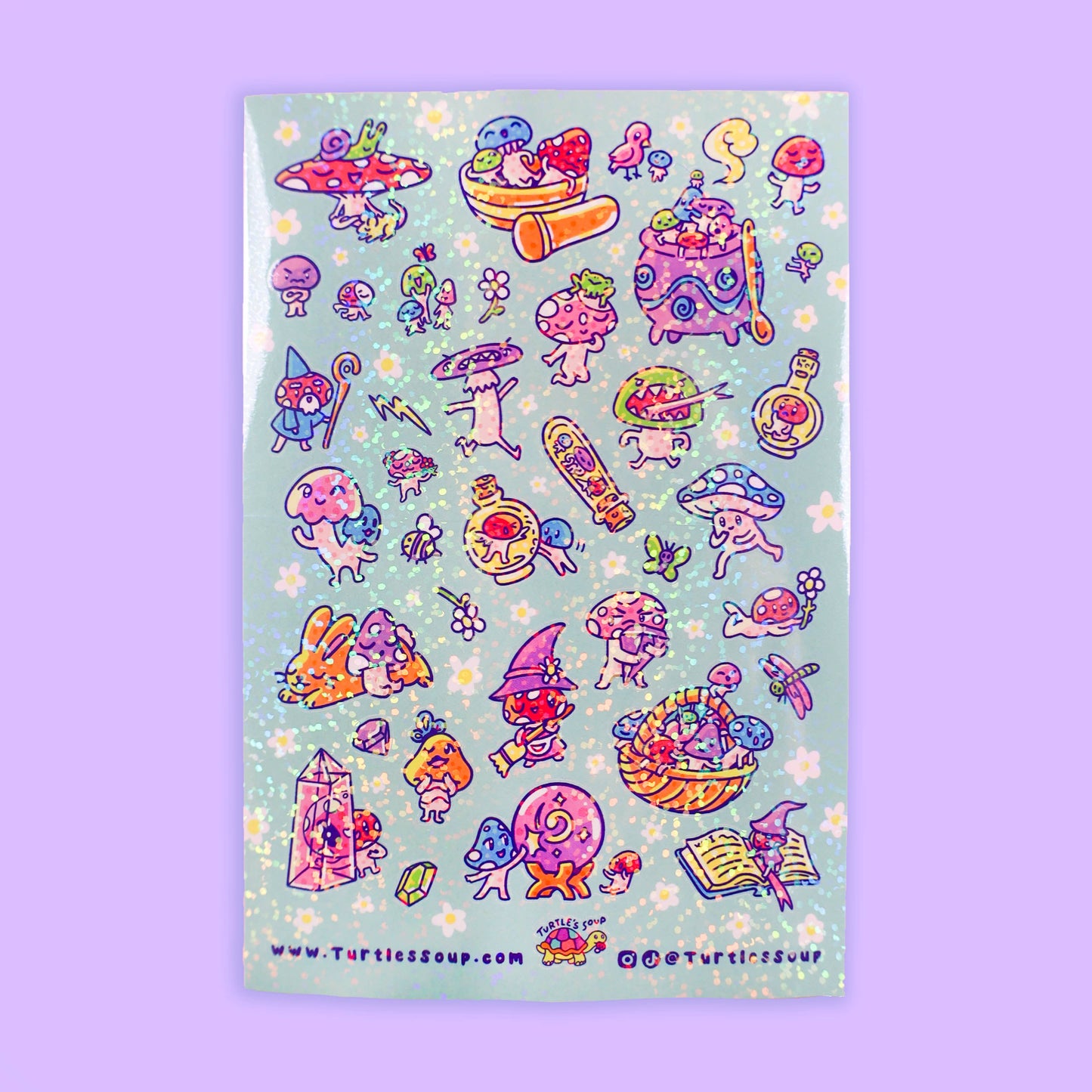 Magic Mushrooms Vinyl Sticker Sheet