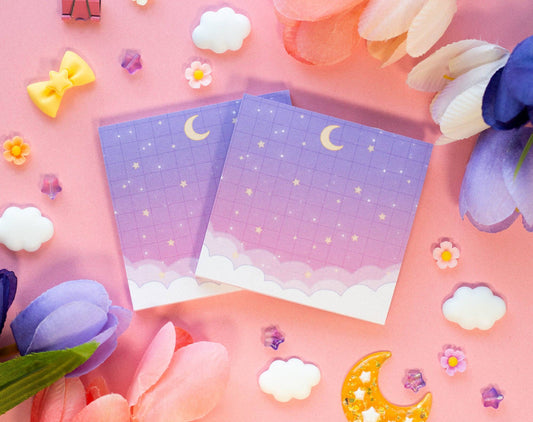 Starry Clouds Sticky Notes