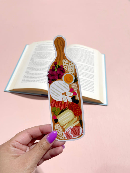 Charcuterie Board Die Cut Bookmark