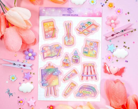 Art Room Sticker Sheet