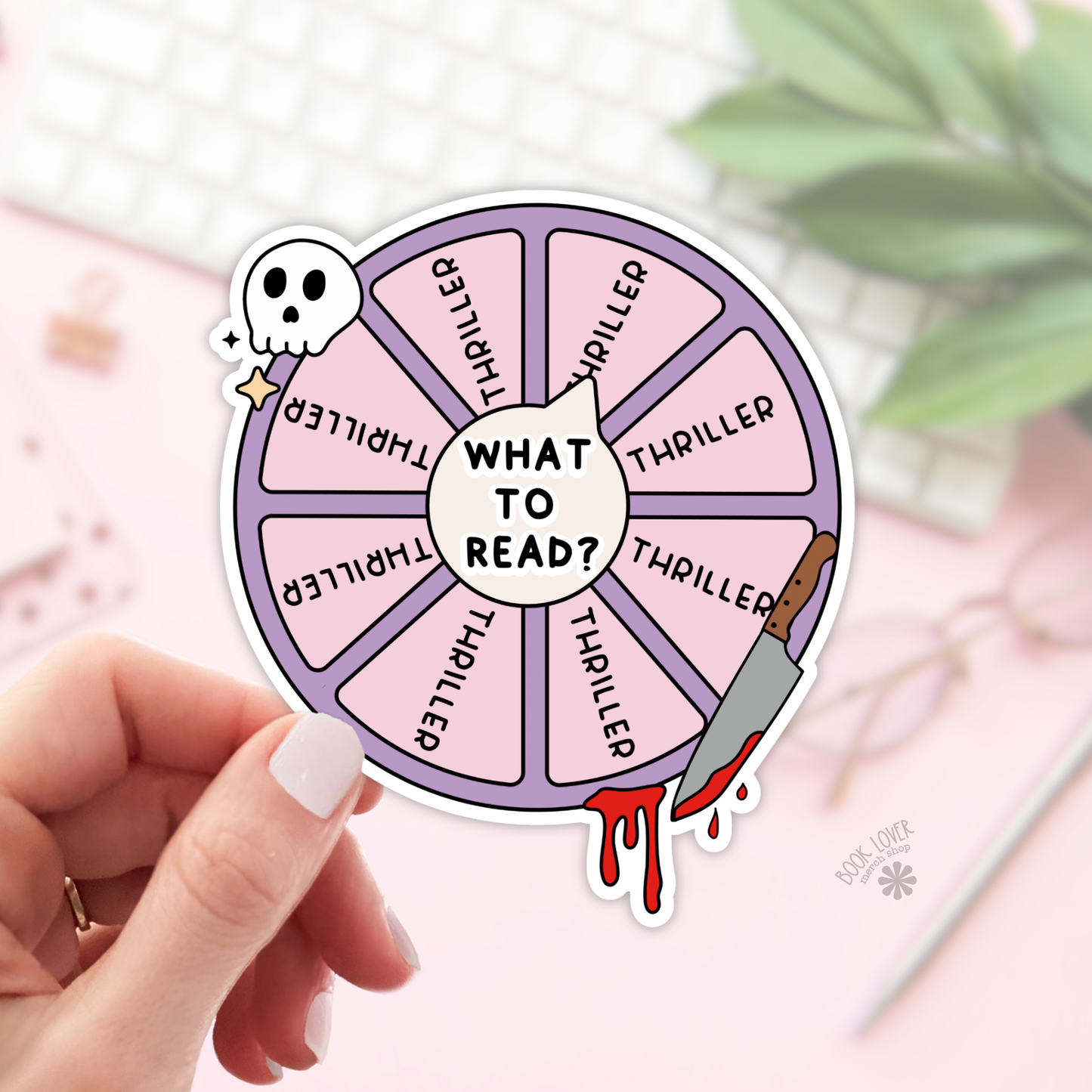 What to Read Thriller Stickers / Bookish Stickers: 3''