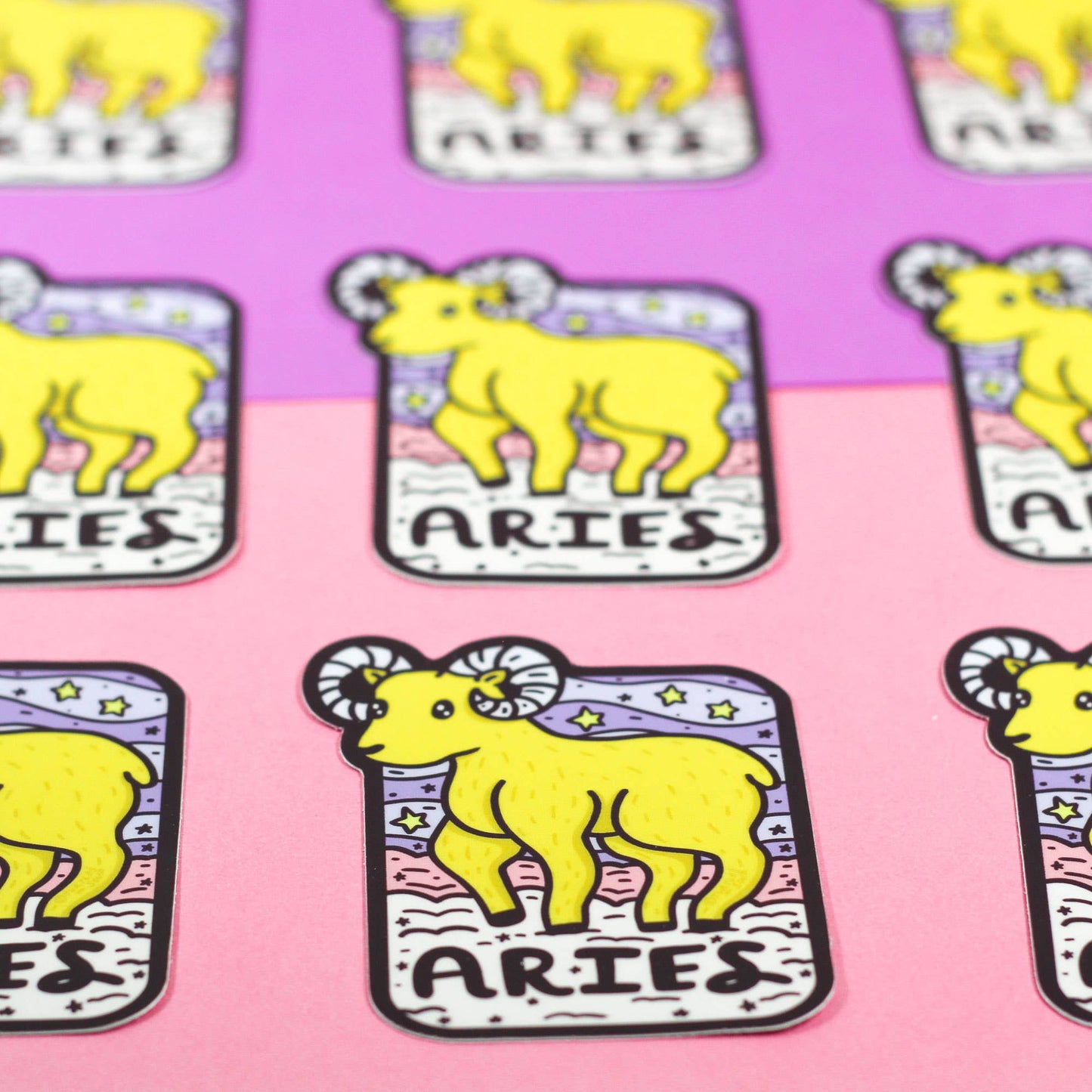 Aries Zodiac Astrology Sign Vinyl Sticker