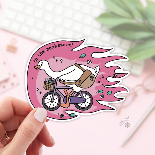To The Bookstore Stickers / Bookish Stickers / Book Lover: 3''