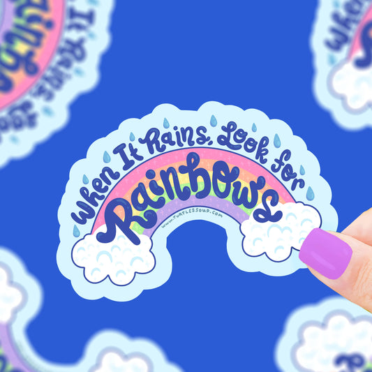 Look for Rainbows Vinyl Sticker