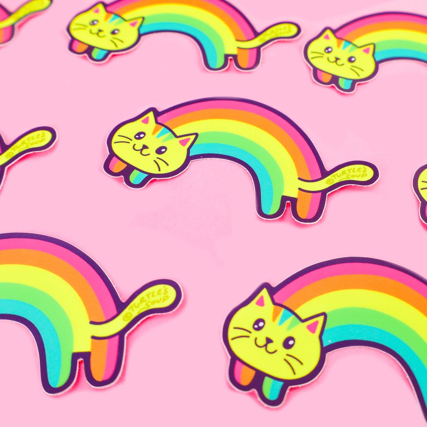 Rainbow Cat Vinyl Sticker