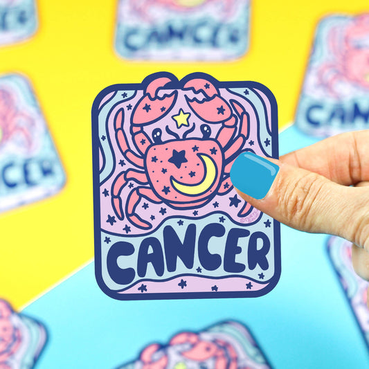 Cancer Zodiac Astrology Sign Vinyl Sticker