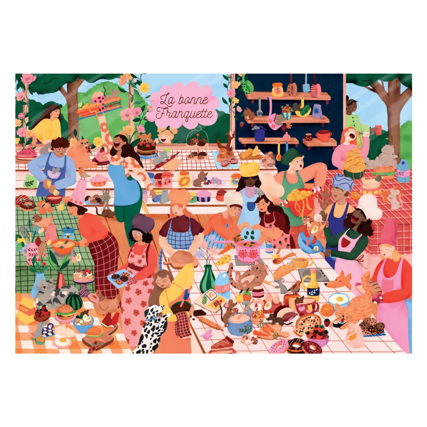 Puzzle La Bonne Franquette – Trevell - 1000 pieces