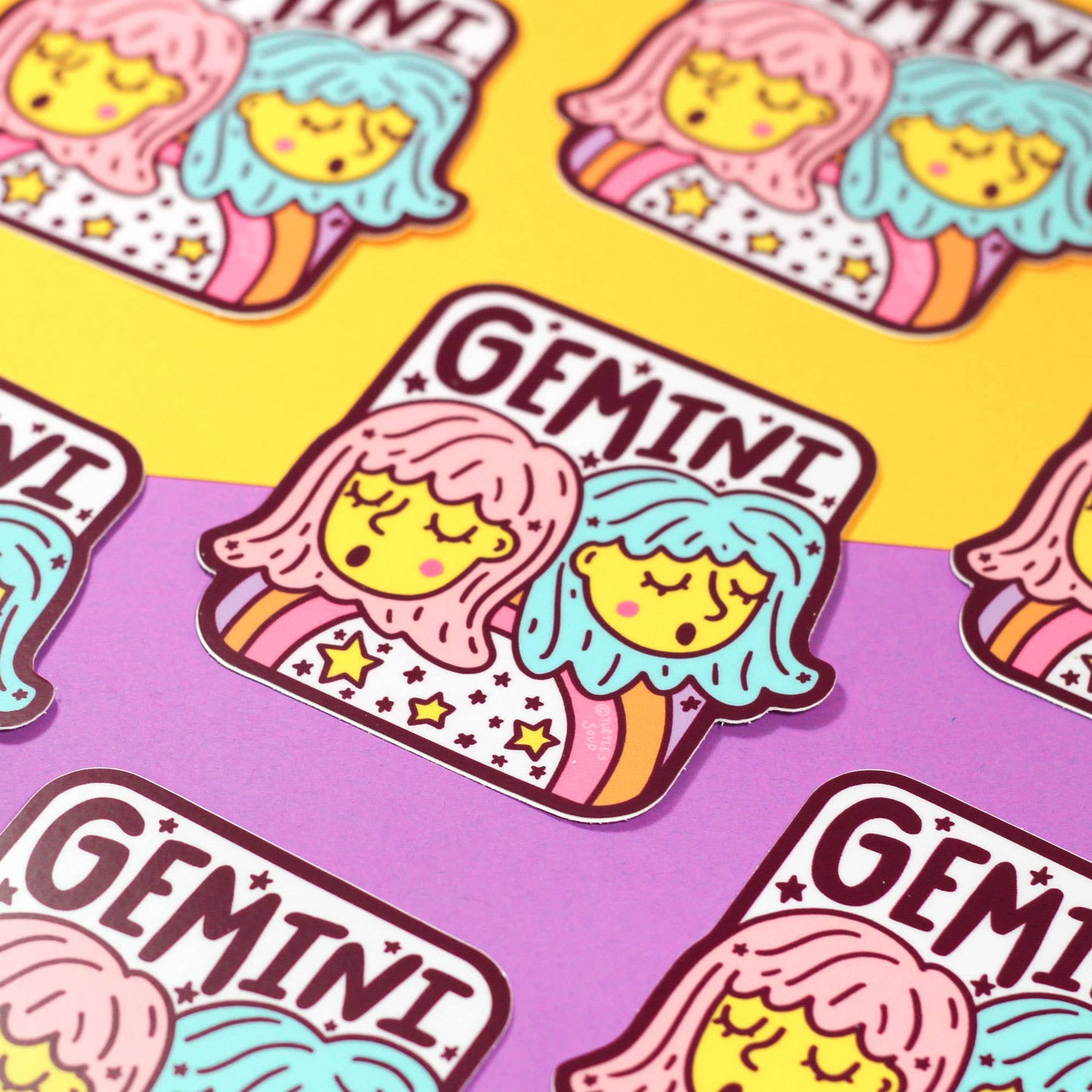 Gemini Zodiac Astrology Sign Vinyl Sticker