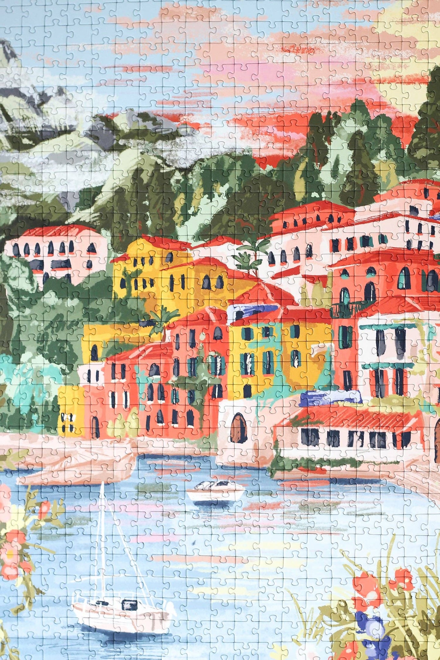 Lake Como puzzle, 1000 pieces