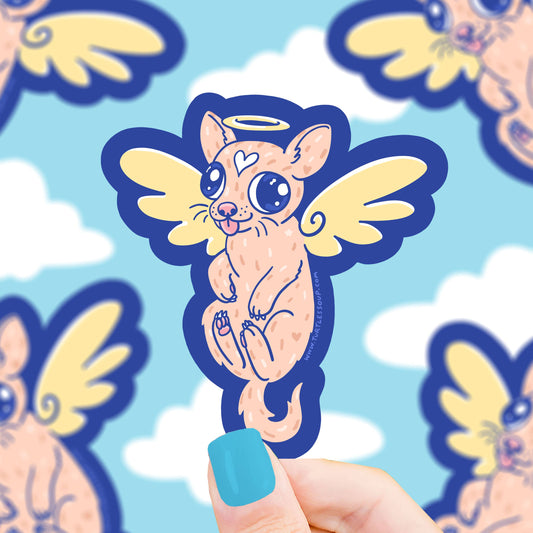 Little Angel Chihuahua Puppy Vinyl Sticker