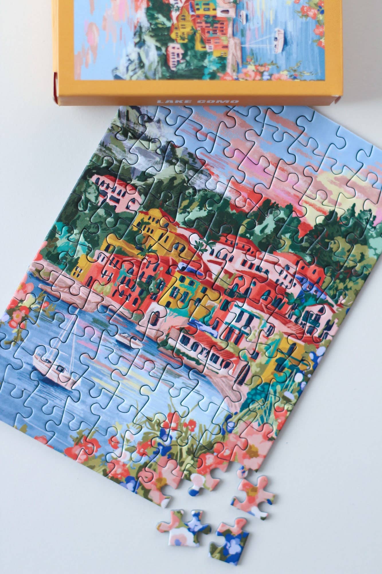 Lake Como mini puzzle, 99 pieces