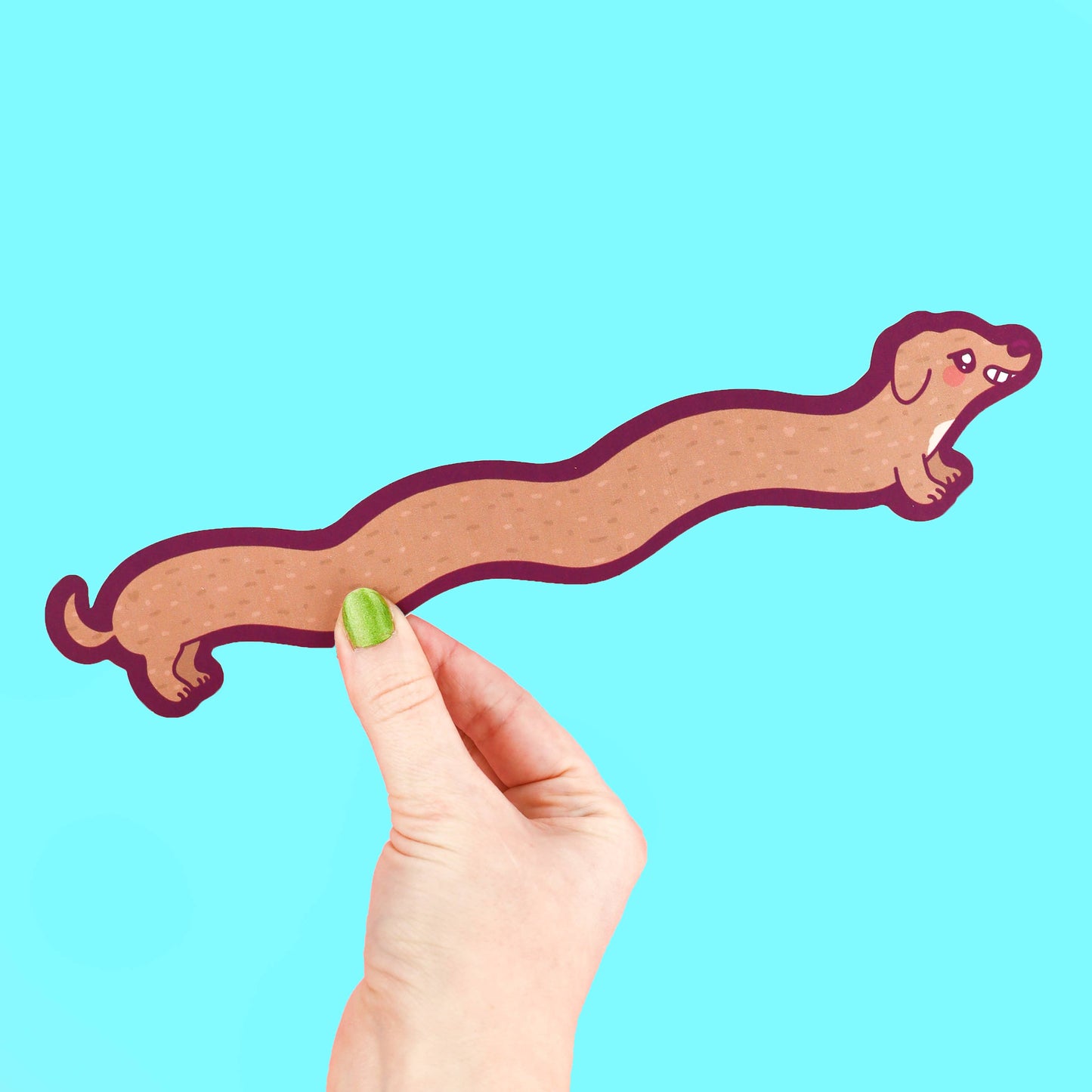 Weenie Dog Long Bookmark