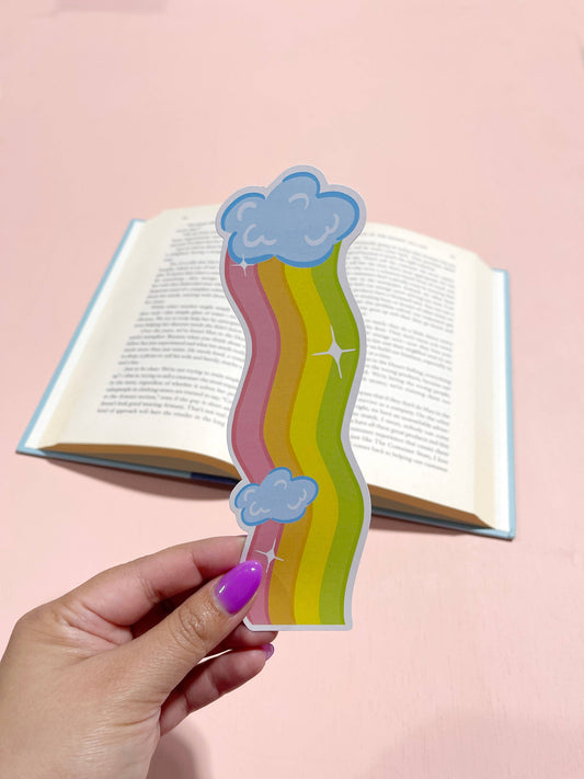 Rainbow Die Cut Bookmark