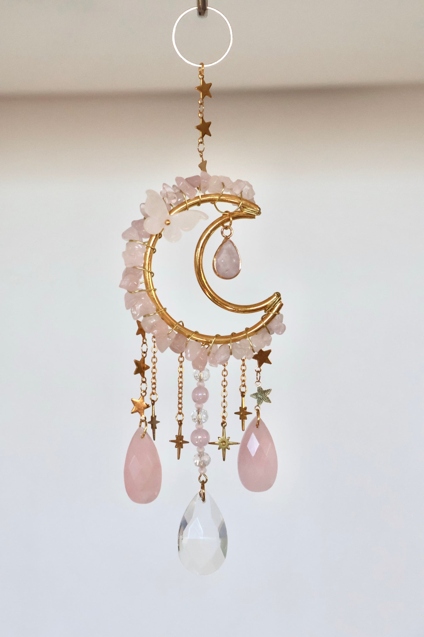 Crystal Sun Catcher - Gold - 002