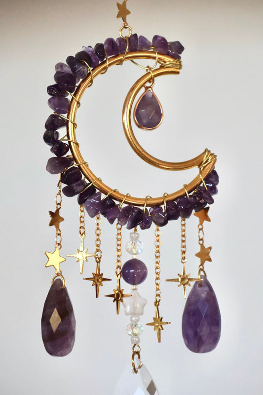 Crystal Sun Catcher - Gold - 004