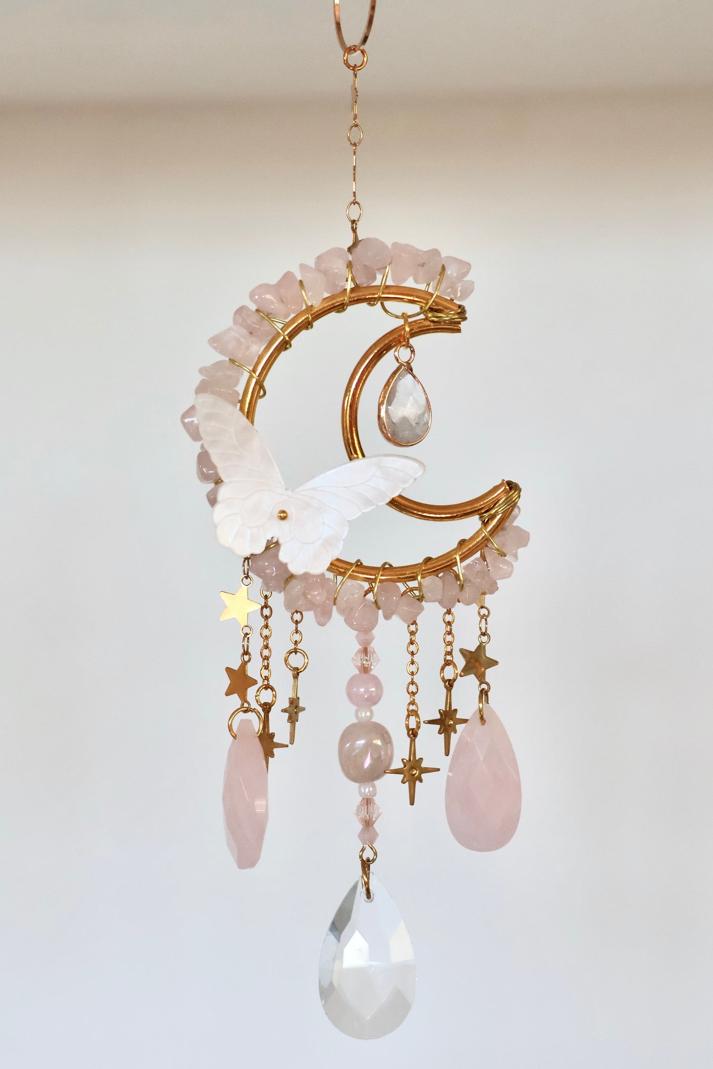 Crystal Sun Catcher - Gold - 009