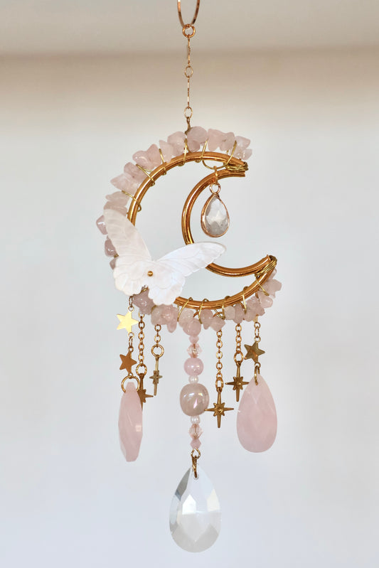 Crystal Sun Catcher - Gold - 009