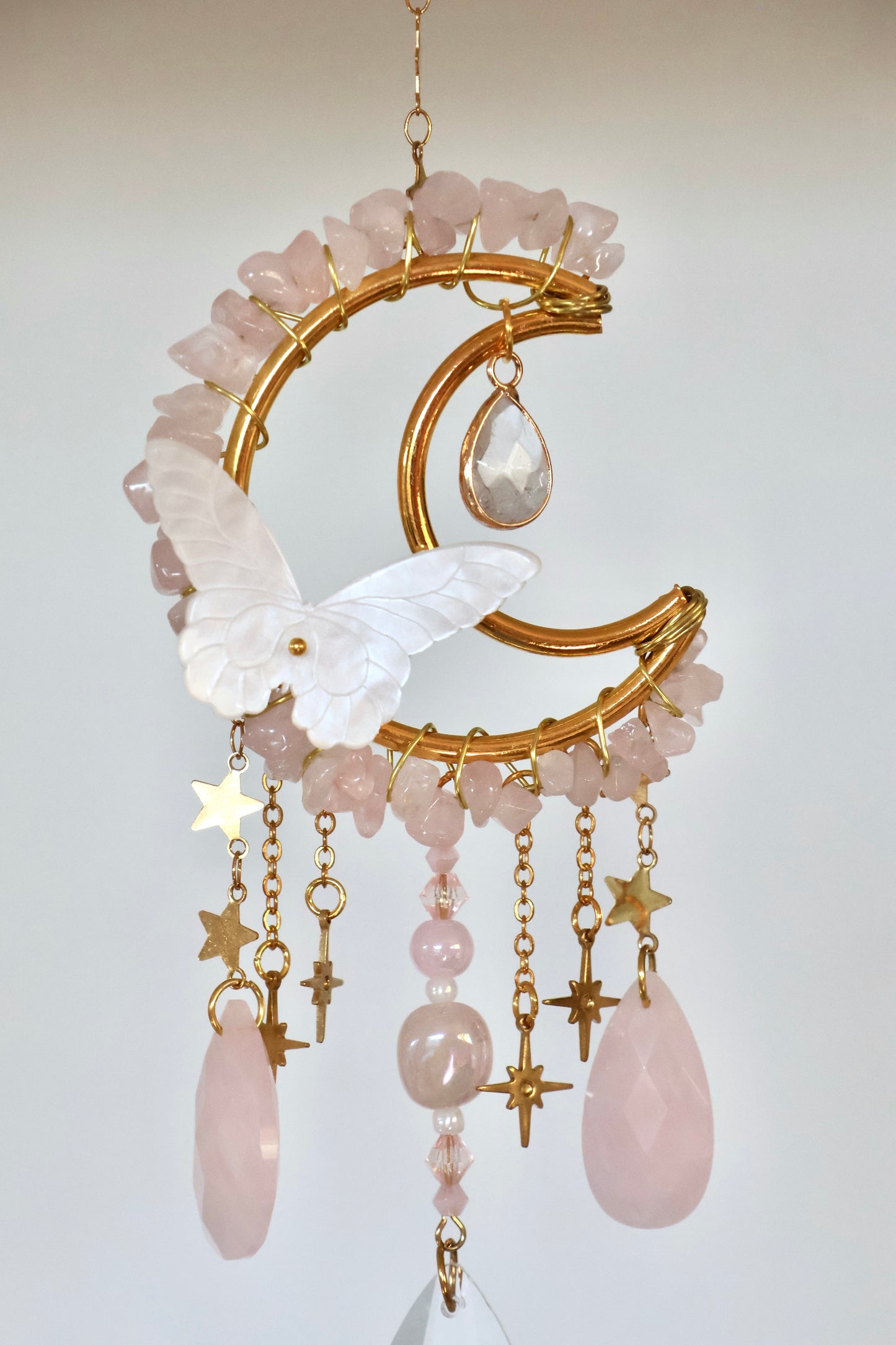 Crystal Sun Catcher - Gold - 009