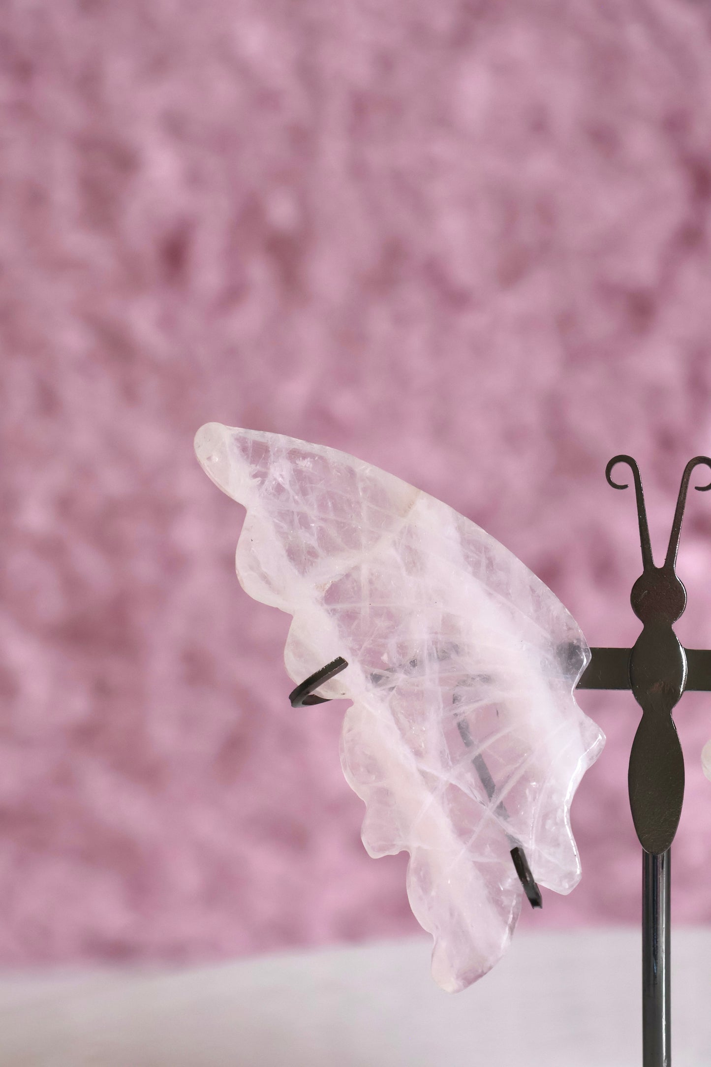 Butterfly Wings - Rose Quartz (M)