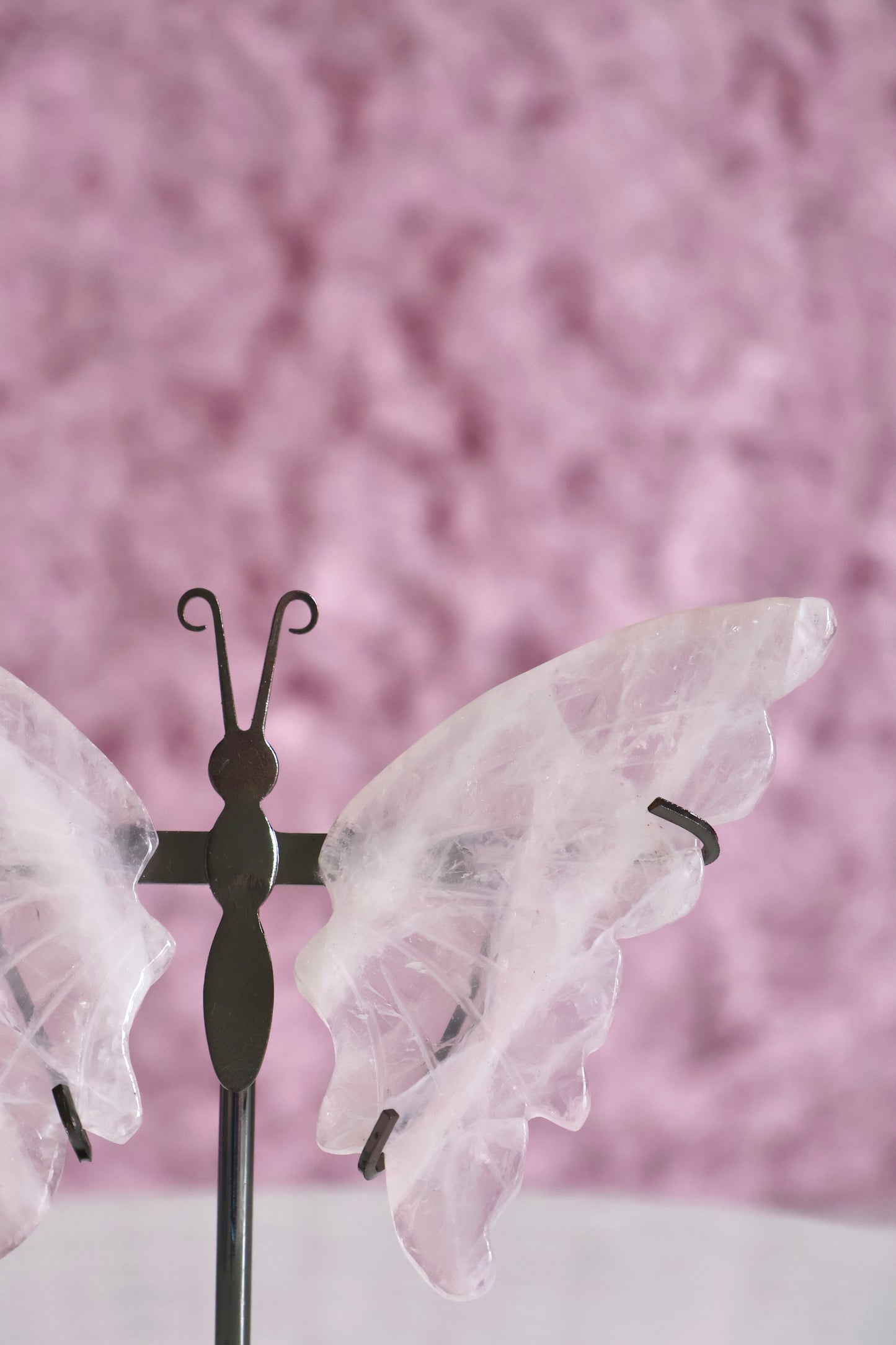 Butterfly Wings - Rose Quartz (M)