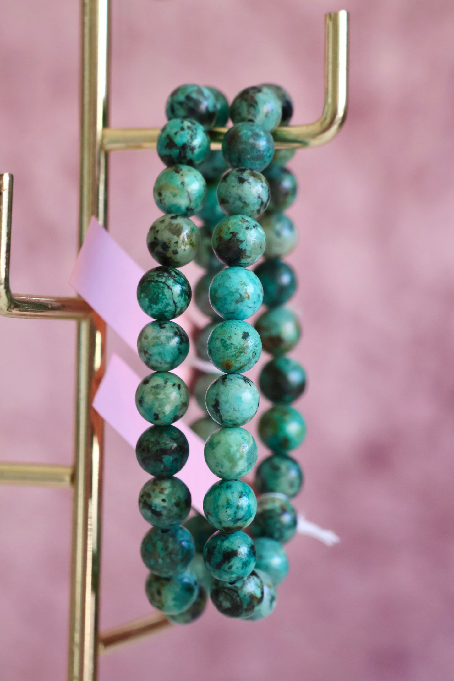 African Turquoise Bead Bracelet