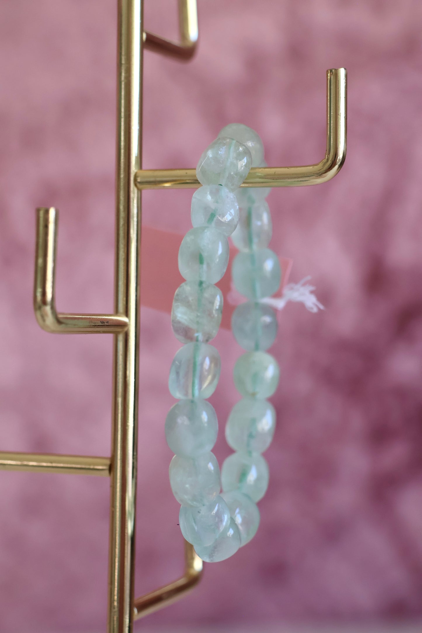 Green Fluorite Bead Bracelet