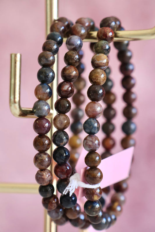 Pietersite Bead Bracelet