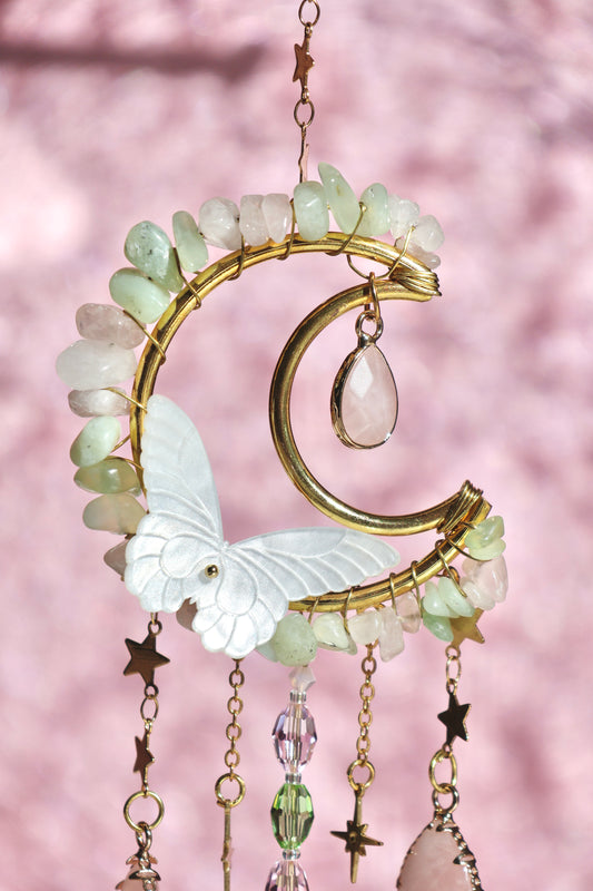 Crystal Sun Catcher - Gold - 002