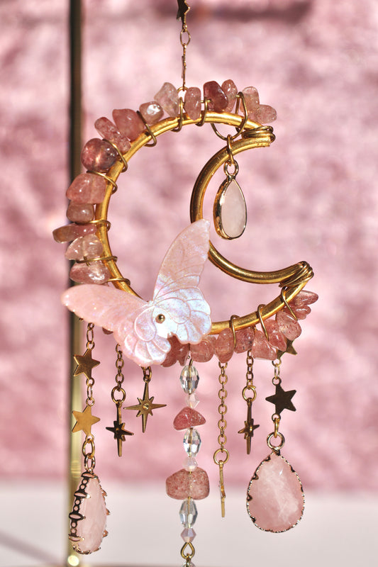 Crystal Sun Catcher - Gold - 003