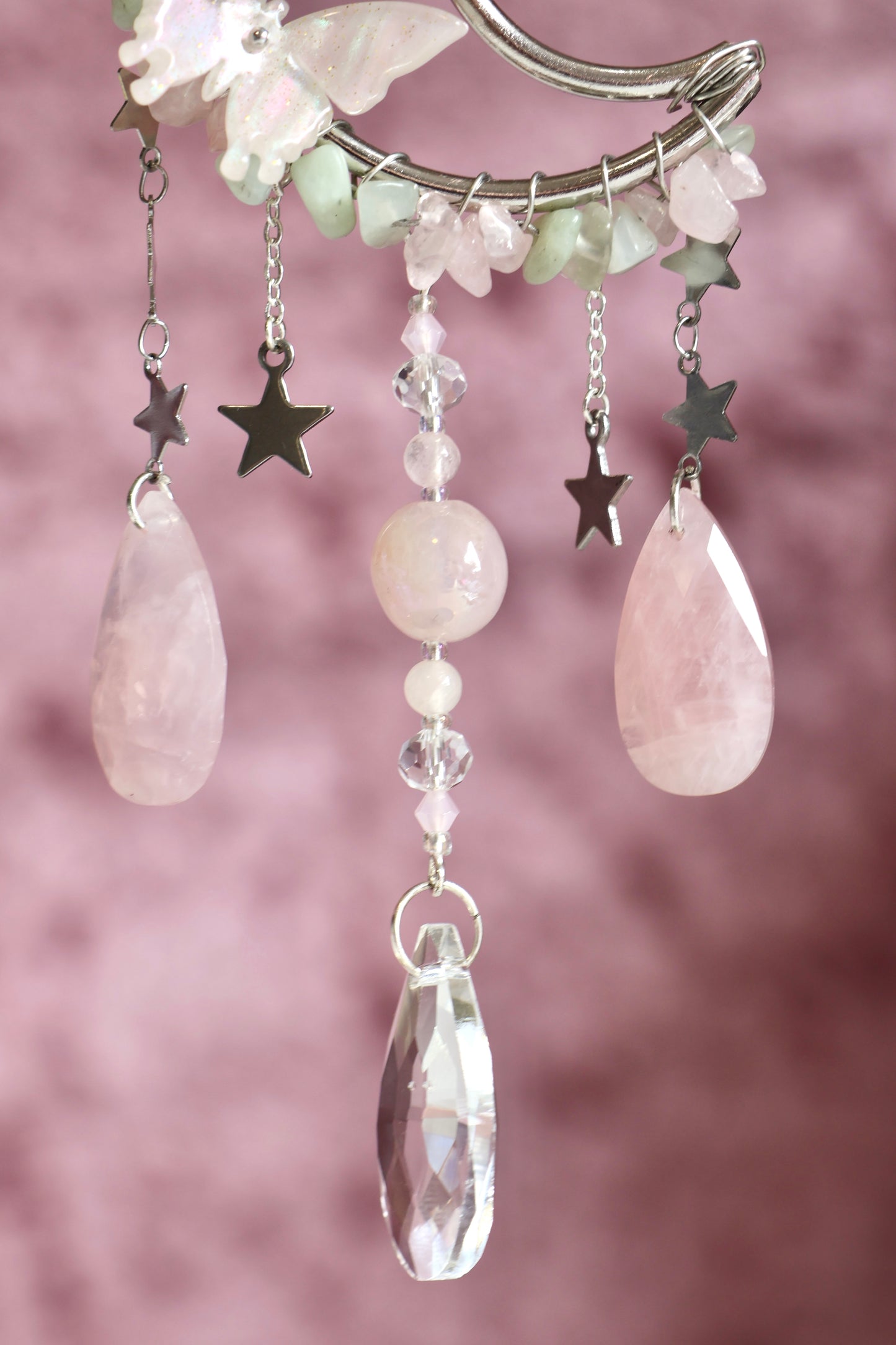 Crystal Sun Catcher - Silver - 001