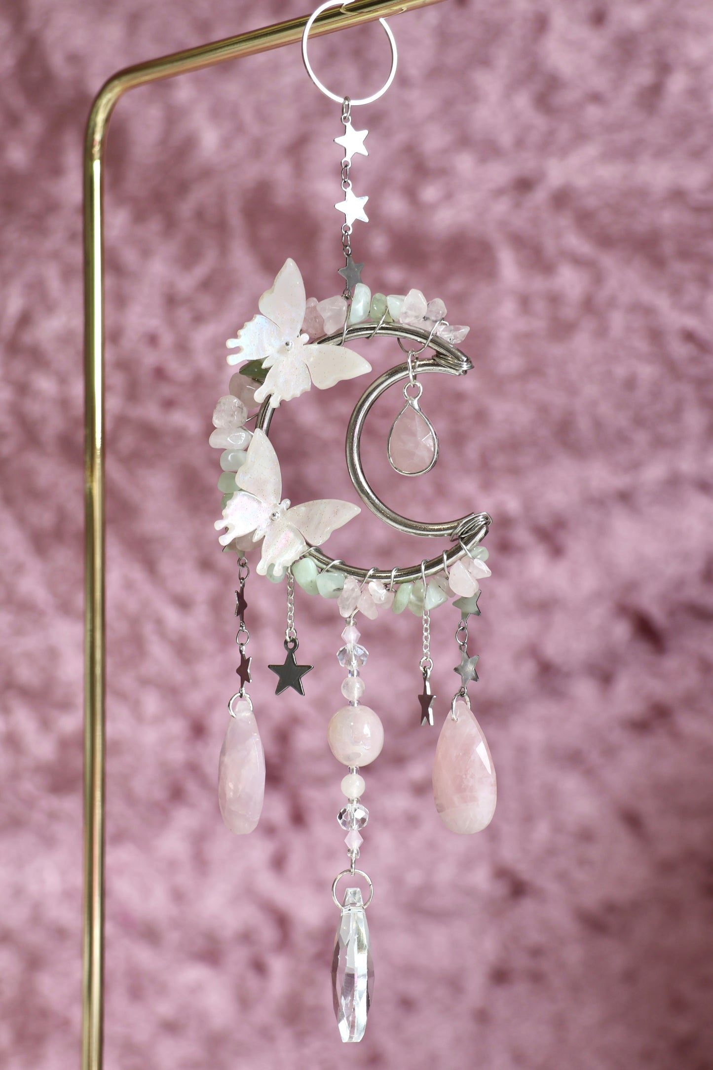 Crystal Sun Catcher - Silver - 001