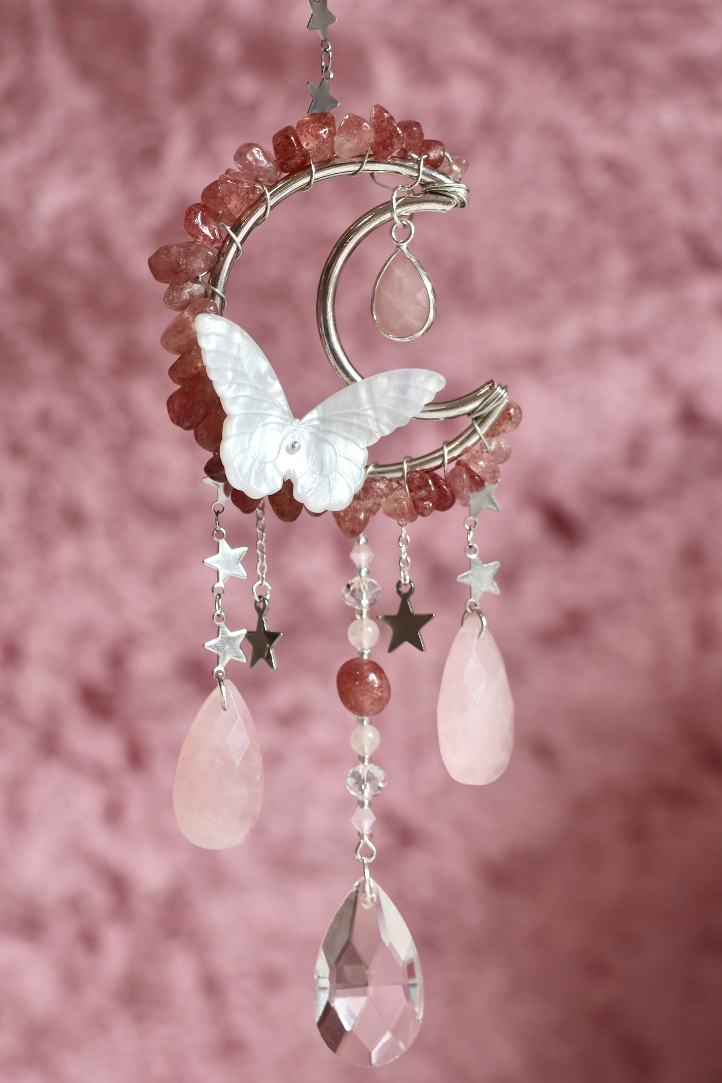 Crystal Sun Catcher - Silver - 003