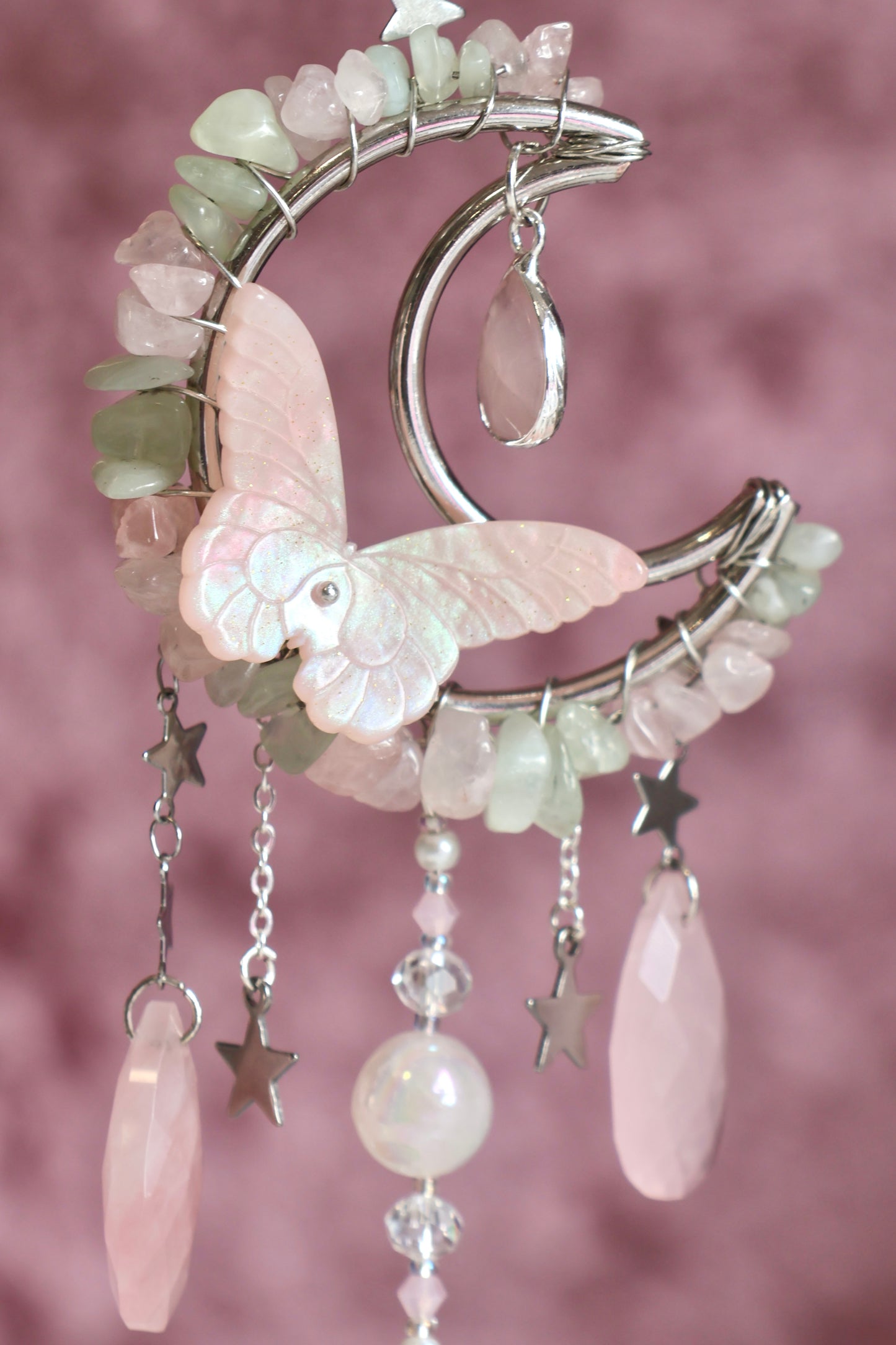 Crystal Sun Catcher - Silver - 005