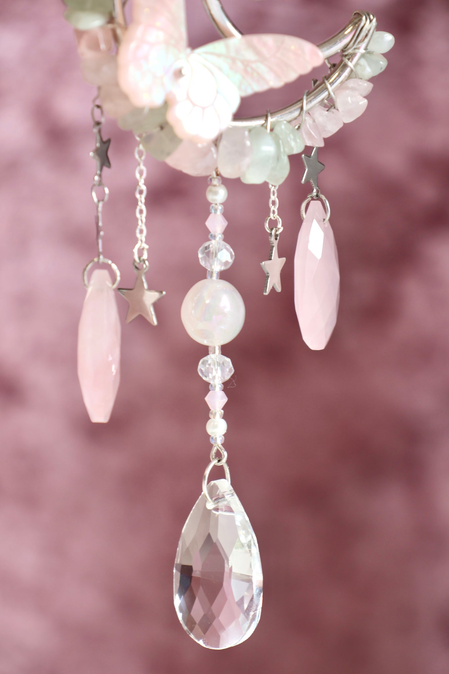 Crystal Sun Catcher - Silver - 005