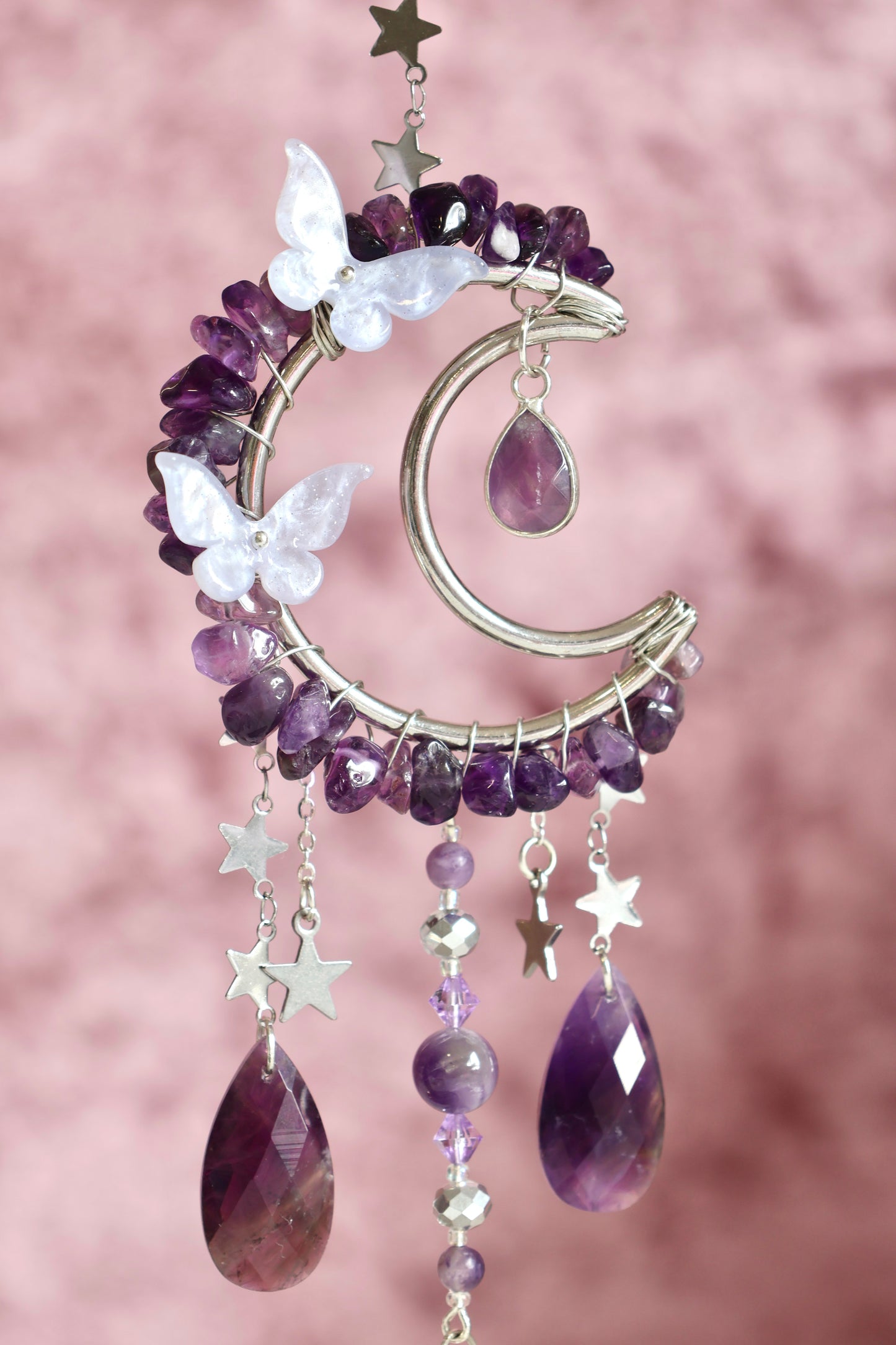 Crystal Sun Catcher - Silver - 006