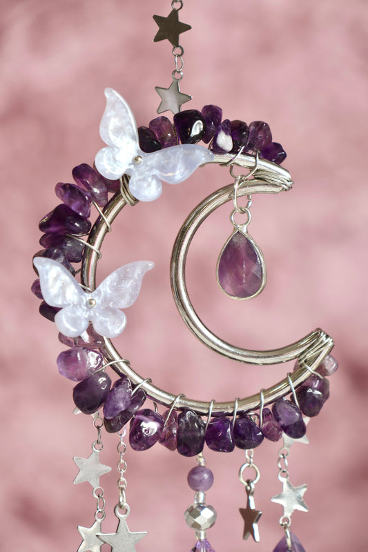 Crystal Sun Catcher - Silver - 006