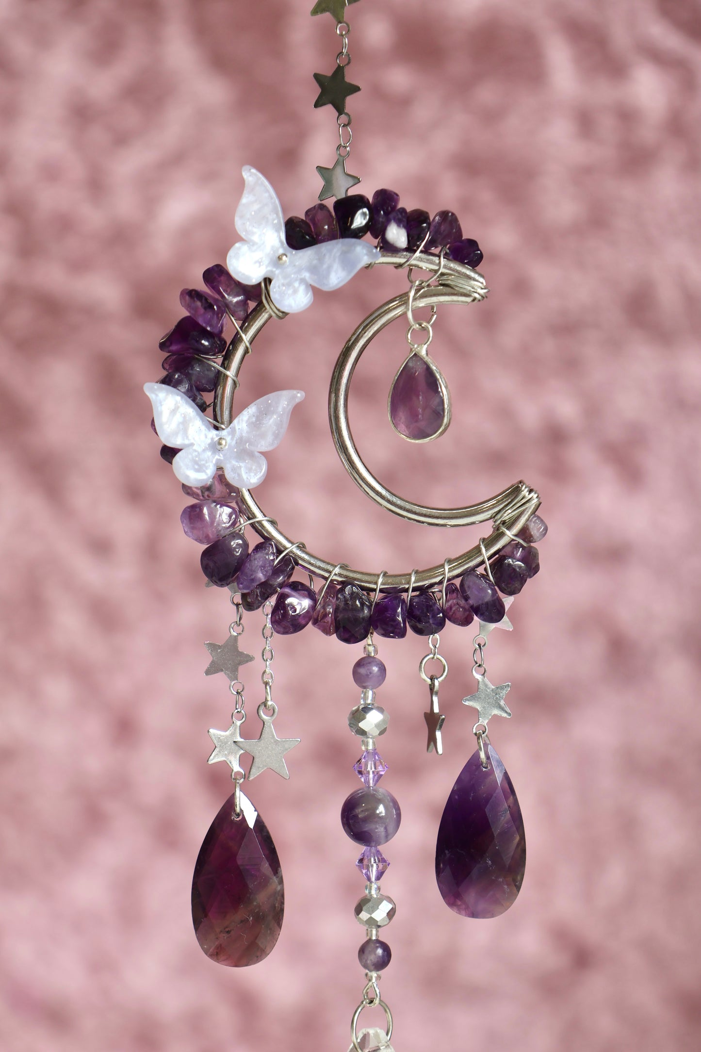 Crystal Sun Catcher - Silver - 006