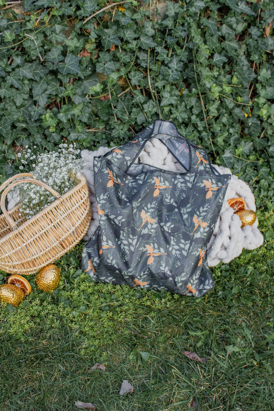 Fourth Wing Tairn & Andarna | Reusable Bookish Grocery Tote