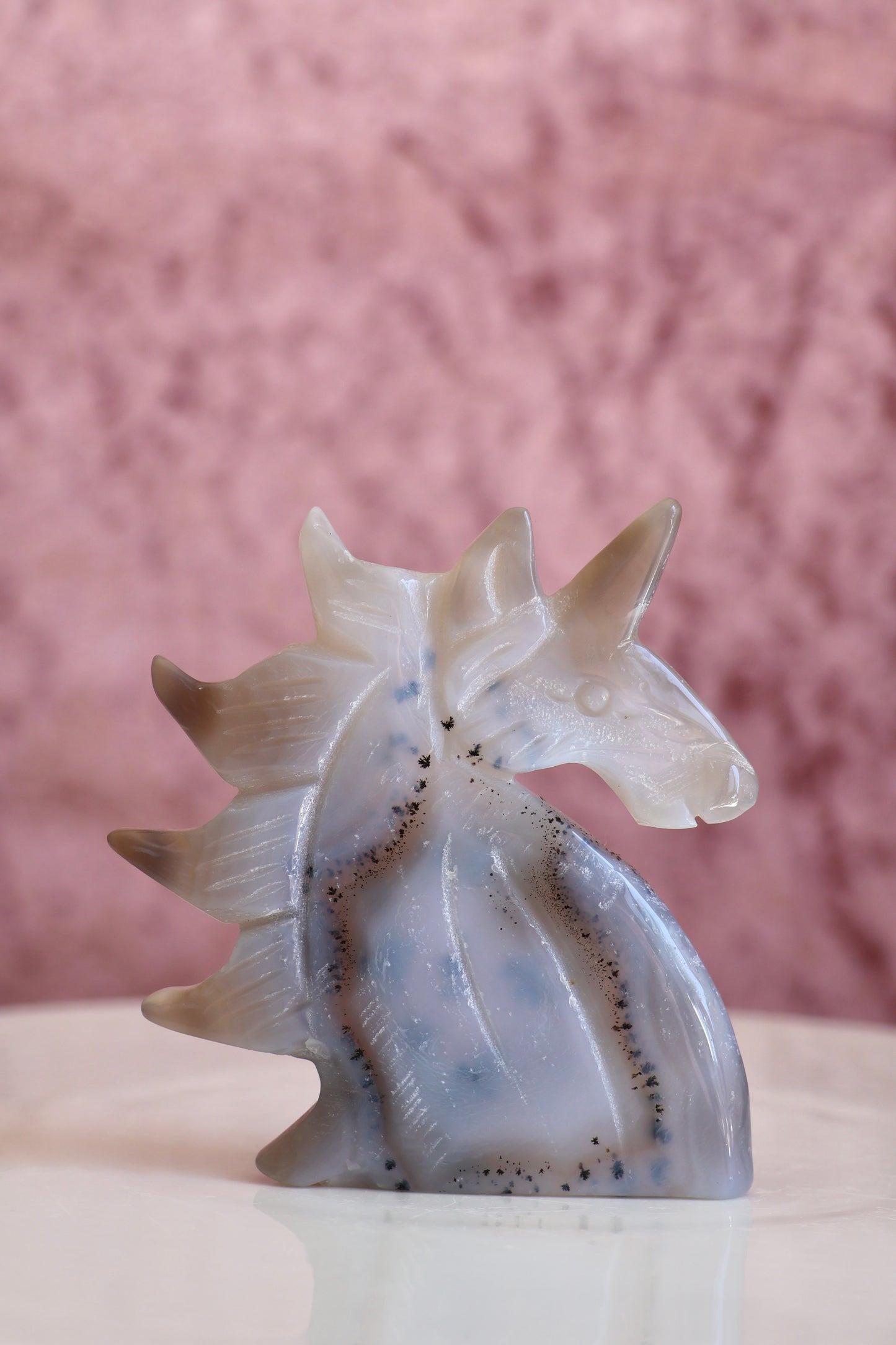 Druzy Agate Unicorn - 002