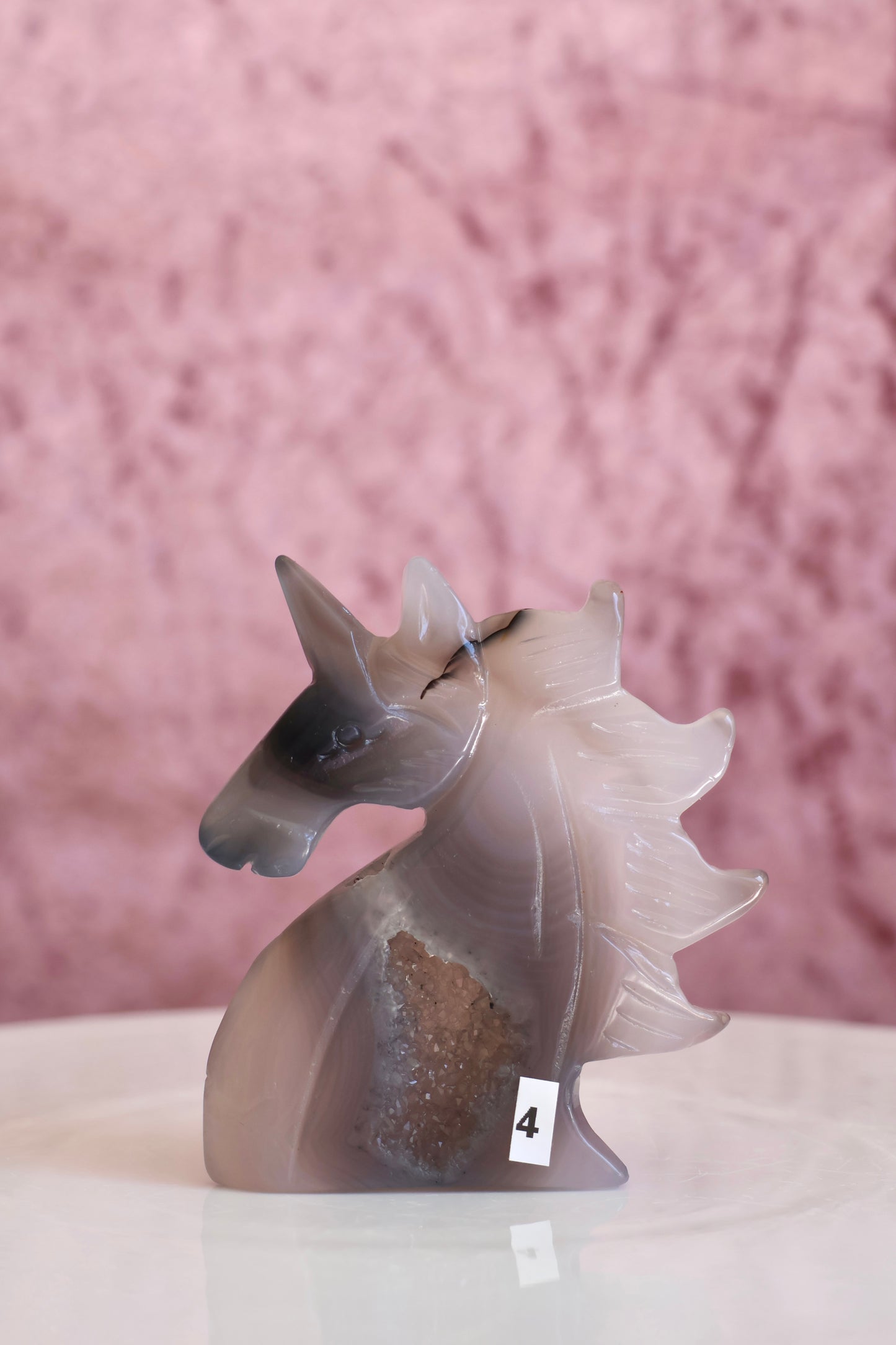 Druzy Agate Unicorn - 004 (DISCOUNTED)