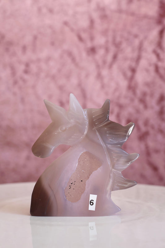 Druzy Agate Unicorn - 006
