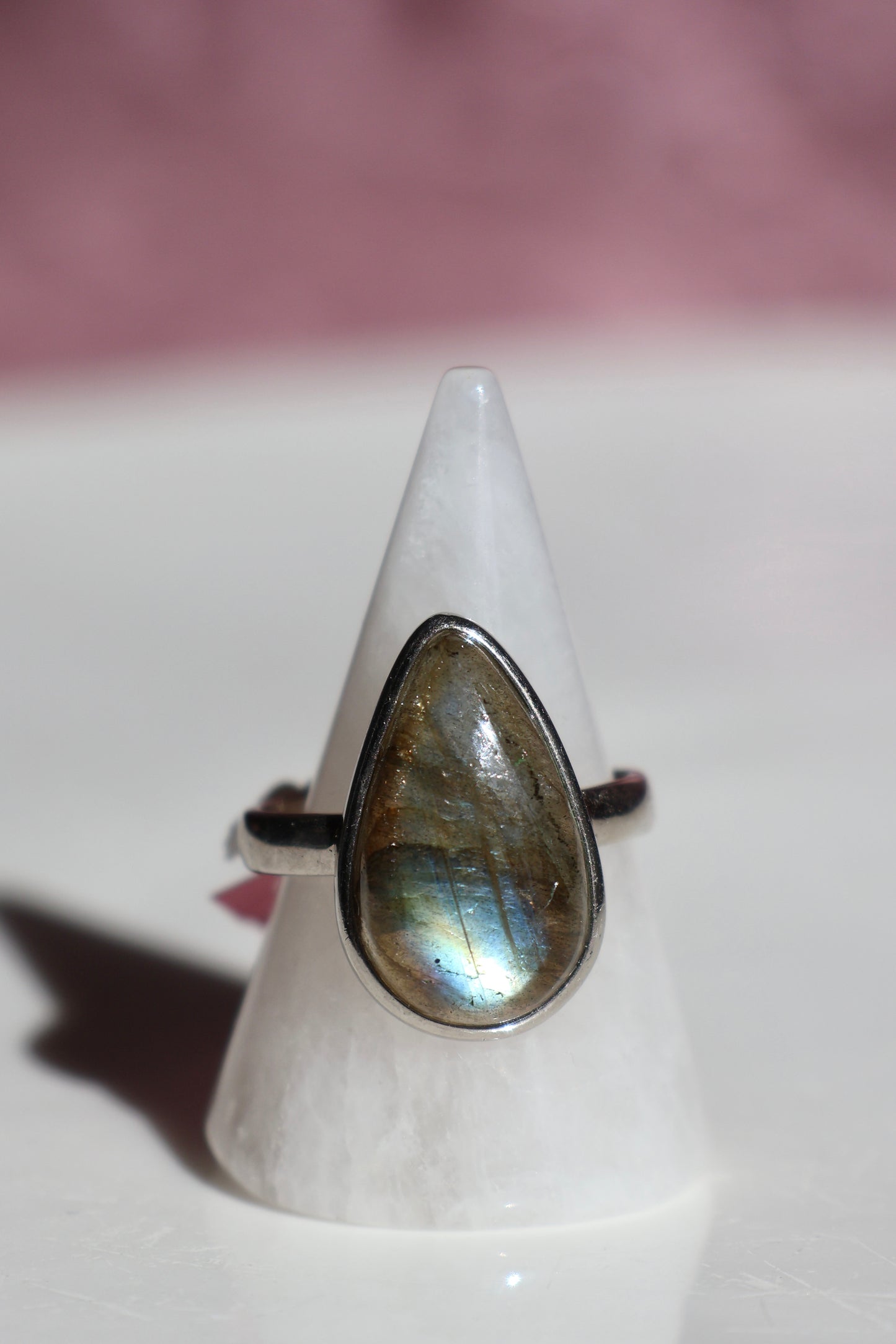 Labradorite Ring - Size 8